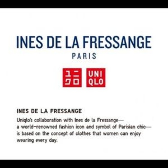 Uniqlo x Ines De La Fressange collab red white blue striped polo knit XS - Picture 10 of 10